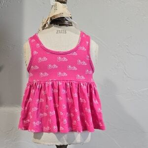 Barbie Fuchsia Kids Tank Top